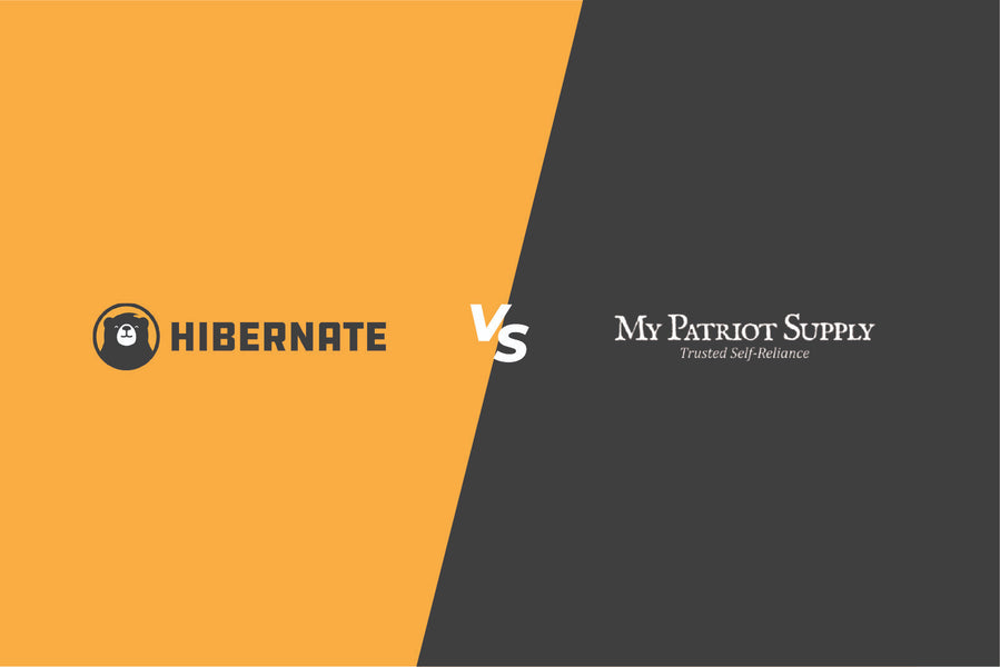 Side By Side Comparison: Hibernate vs. My Patriot Supply